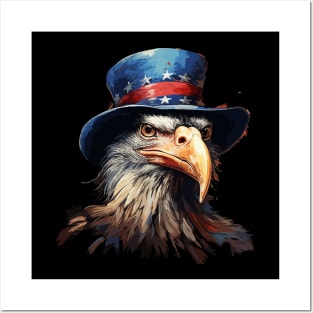 Patriotic Ostrich Posters and Art